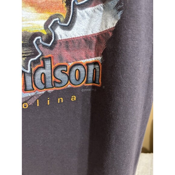 Vintage Harley Davidson USA Made Myrtle Beach SC 2 Sided Brown Tee Men’s XL - Picture 7 of 13
